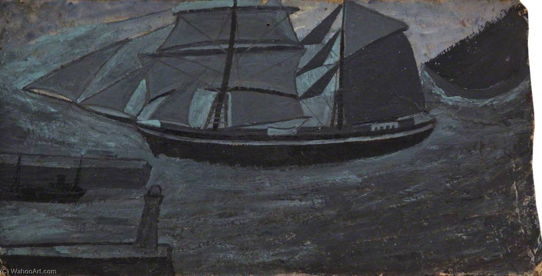 Grey Schooner — Alfred Wallis