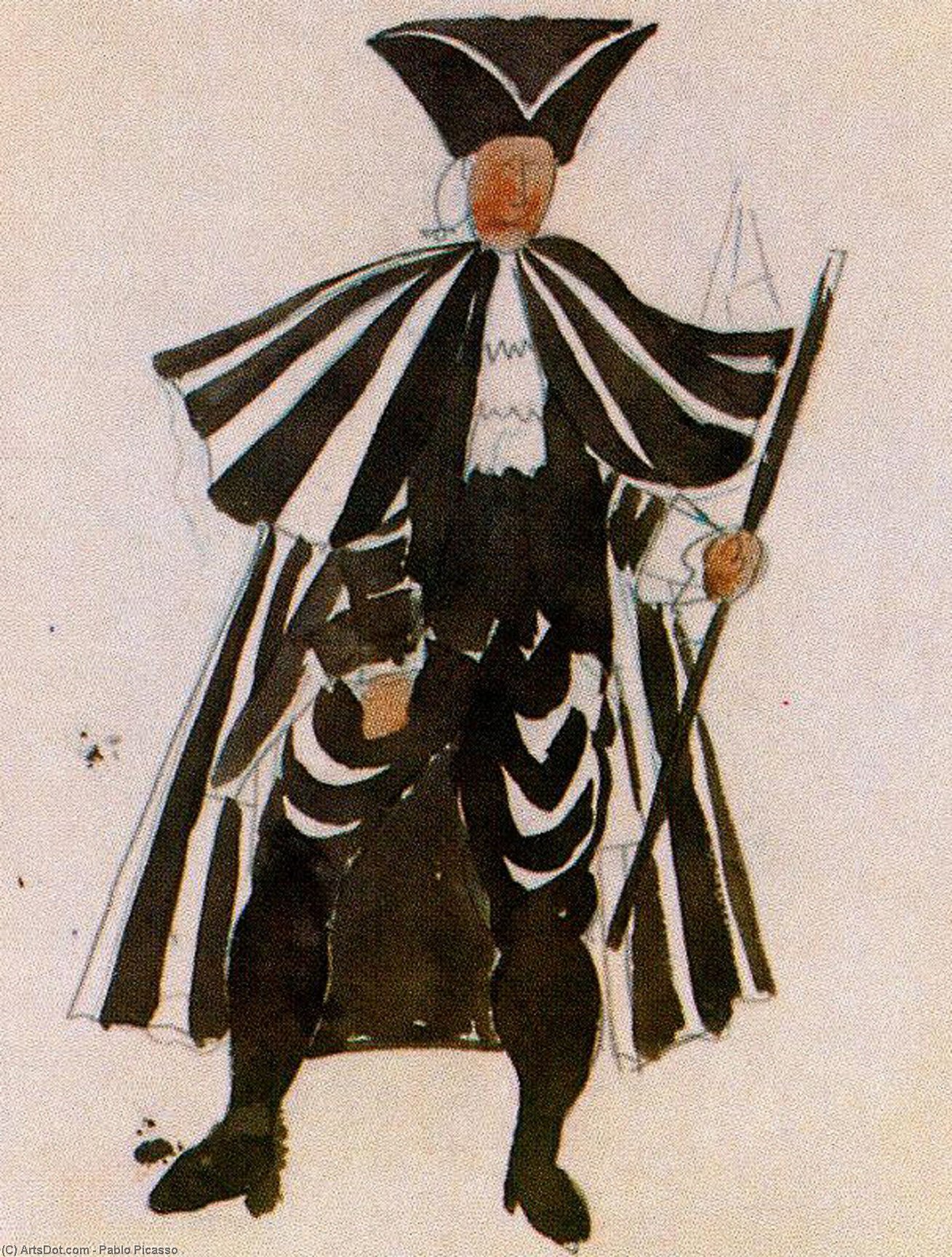 Kostým Na Balet „trihorn“ — Pablo Picasso