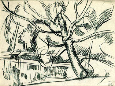 Tree In Abramtsevo — Pyotr Konchalovsky