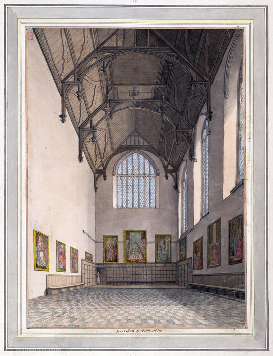 Battle Abbey, Great Hall — Samuel Hieronymus Grimm