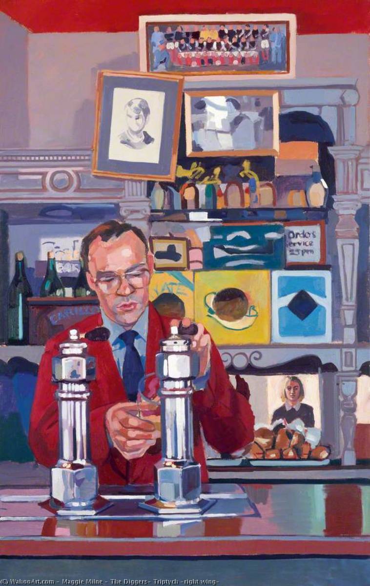 The Diggers' Triptych (right Wing) — Maggie Milne