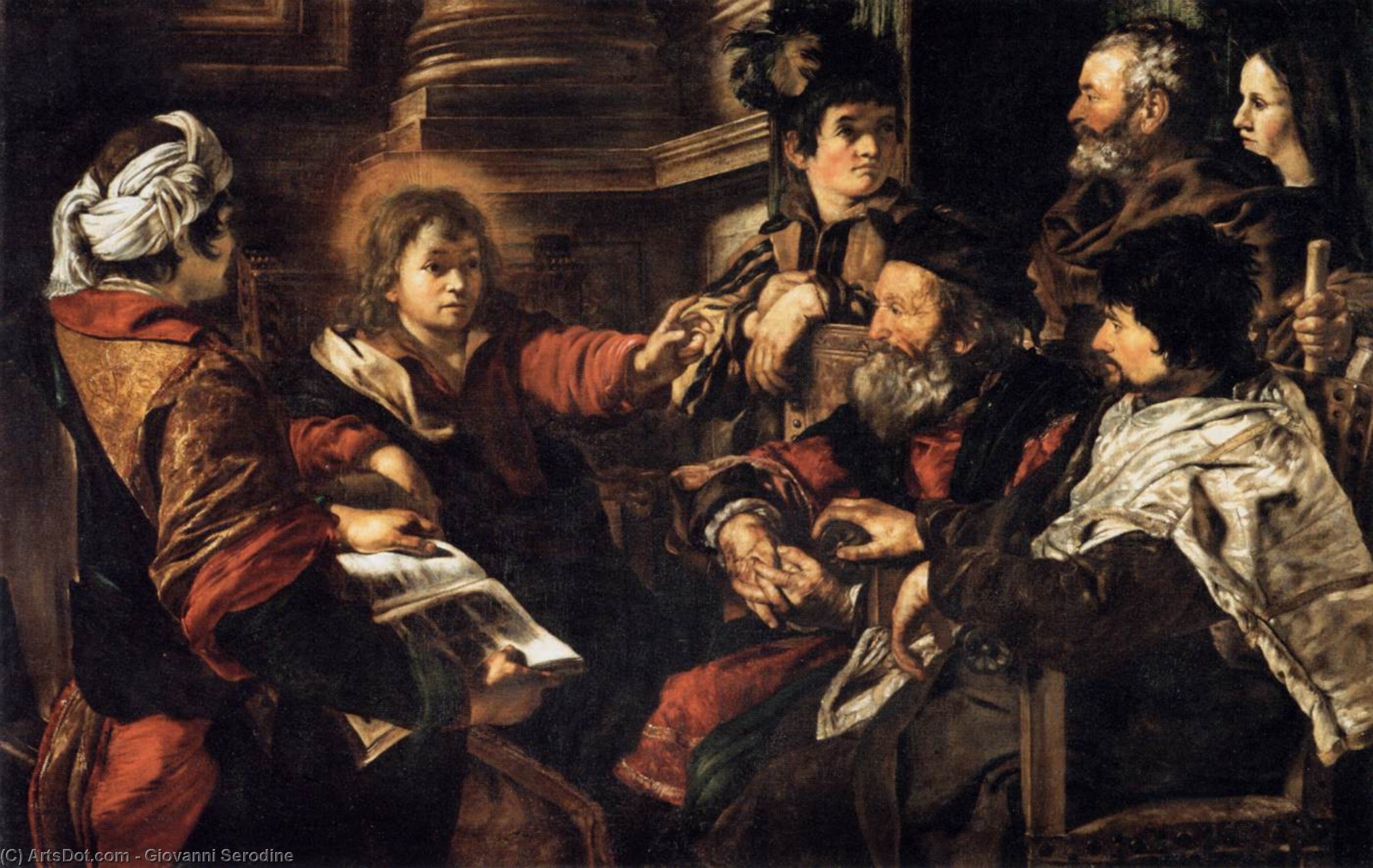 Christ Among The Doctors — Serodine Giovanni