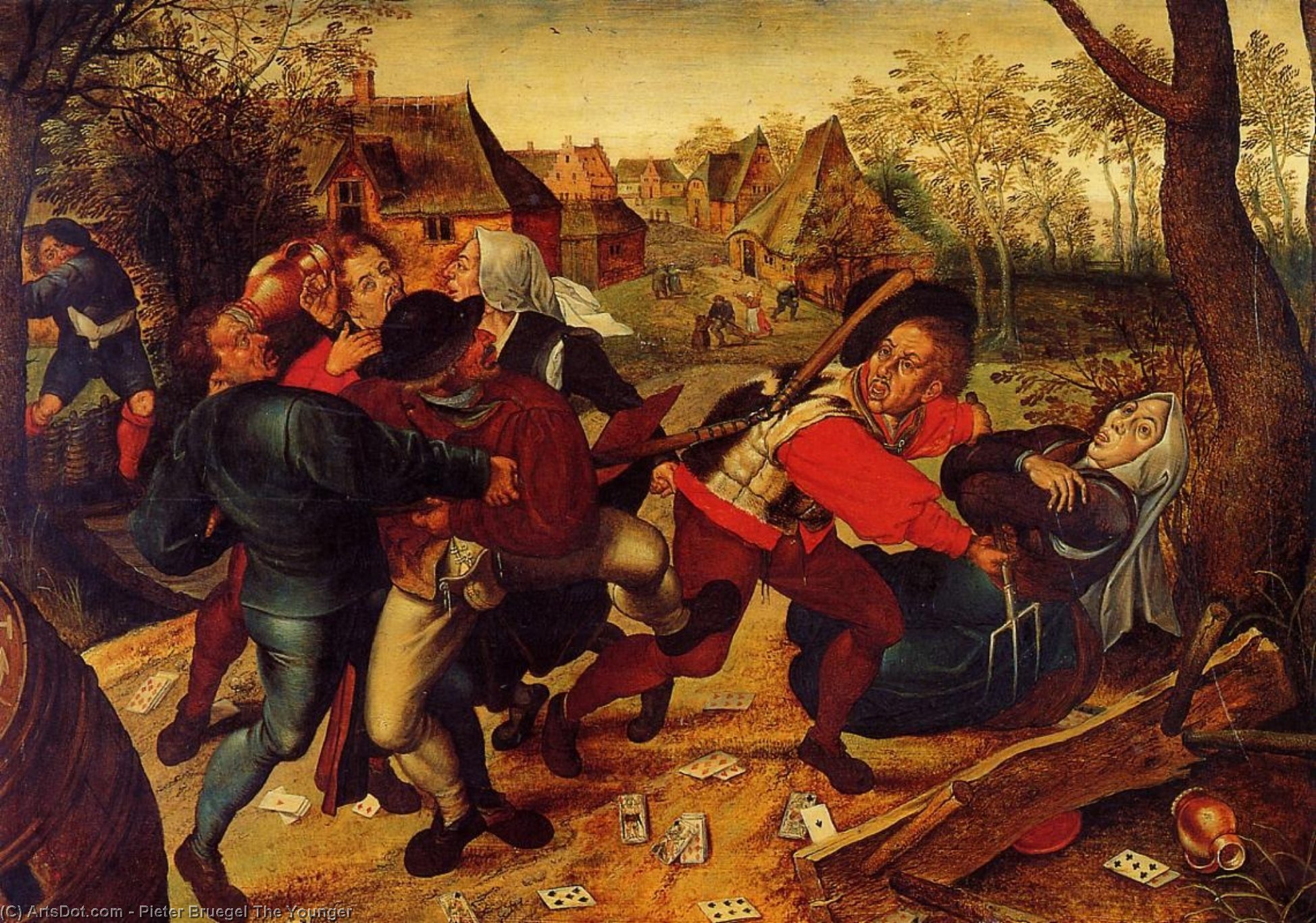 Peasant Brawl — Питер Бројгел Млађи