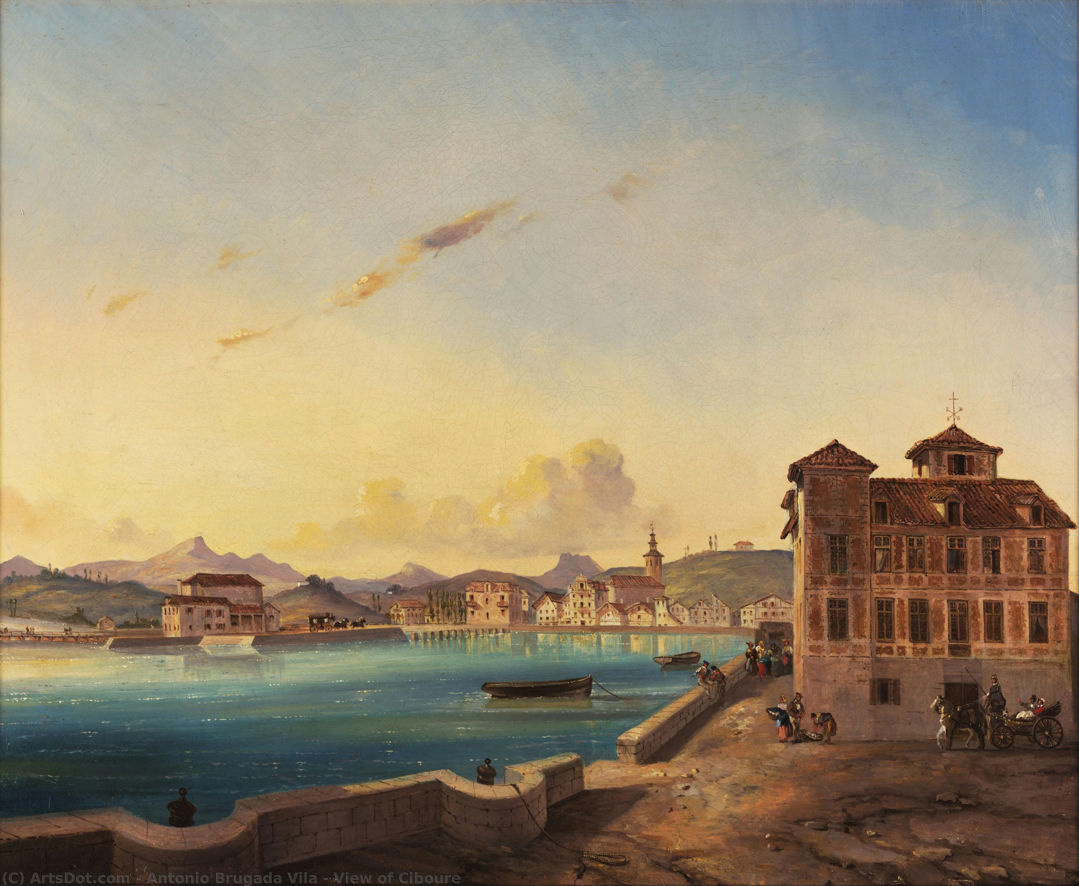 View Of Ciboure — Antonio Brugada Vila