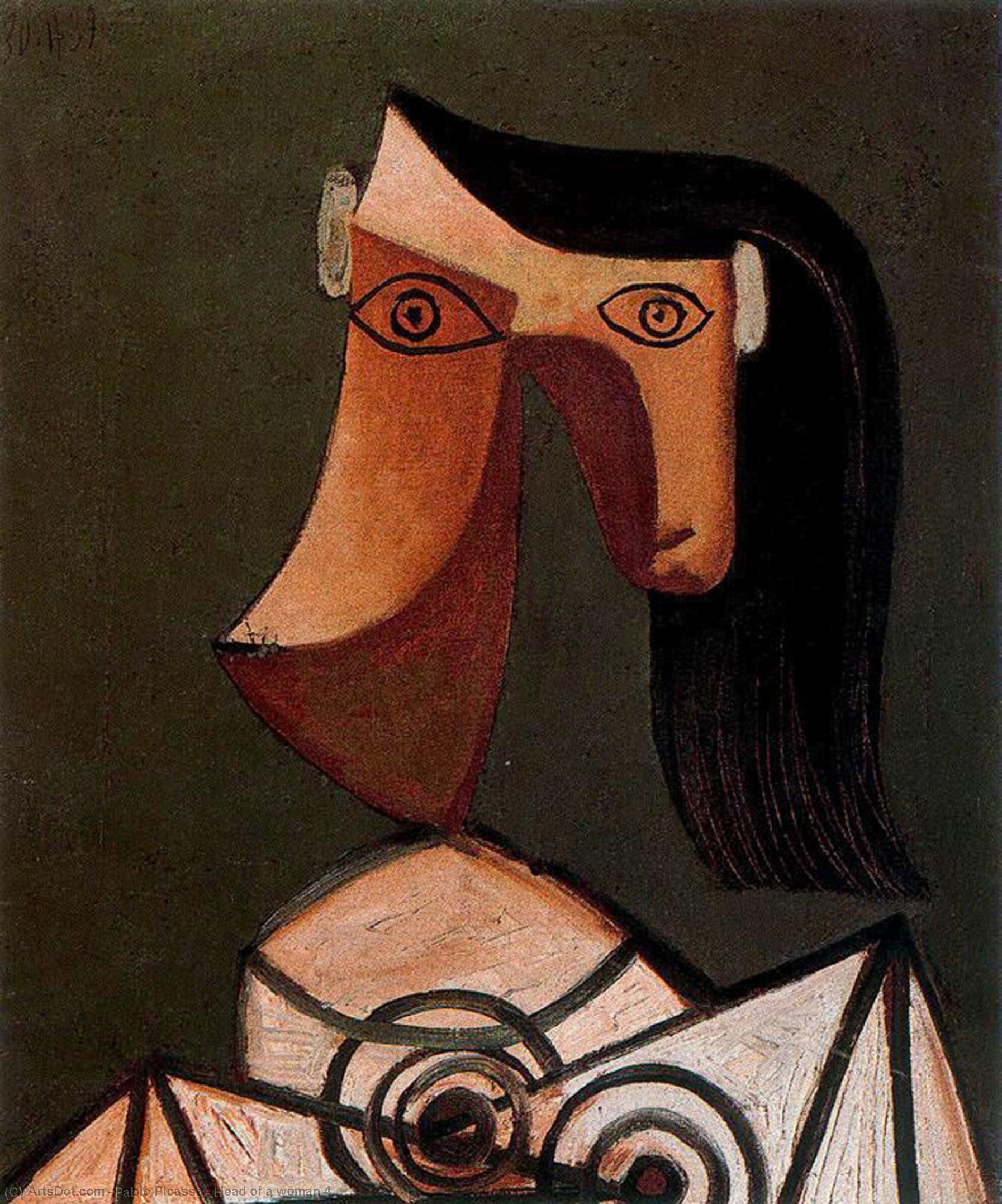 Cabeza De Una Mujer 4 — Pablo Picasso