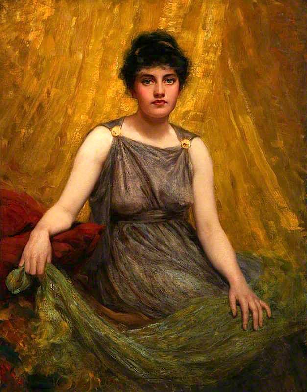 Isabella by Robert Cree Crawford, oil on linen painted by hand