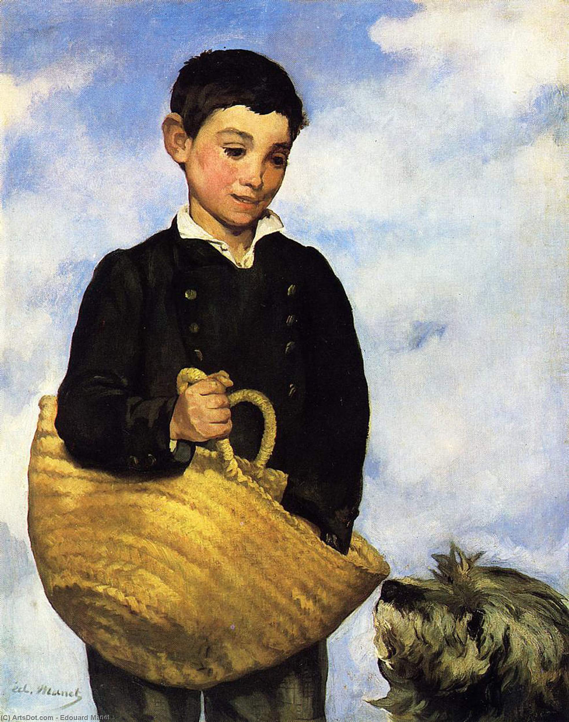 Chłopiec Z Psem — Édouard Manet