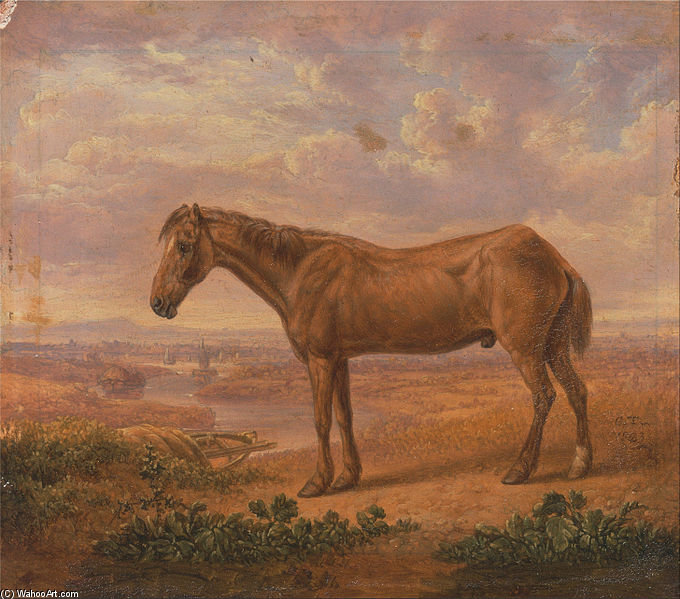Old Billy, A Draught Horse, Aged - (62) — Charles Towne