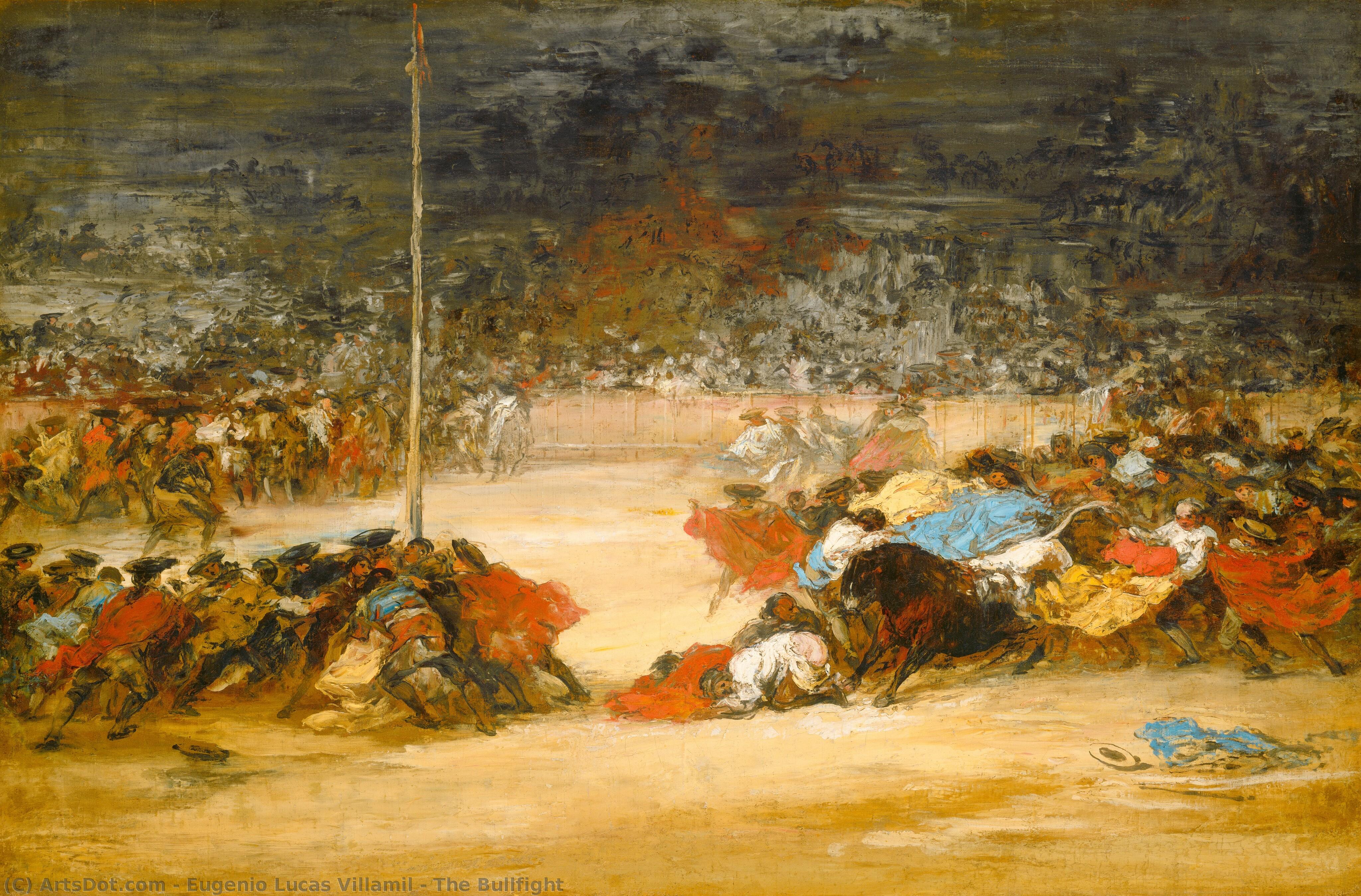 The Bullfight — Eugenio Lucas Villamil