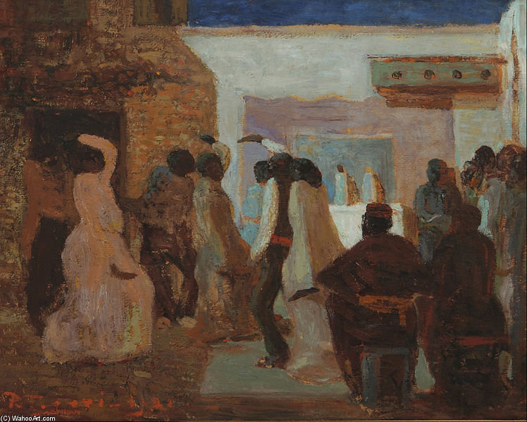 Candombe O Candombe Bajo La Luna — Pedro Figari