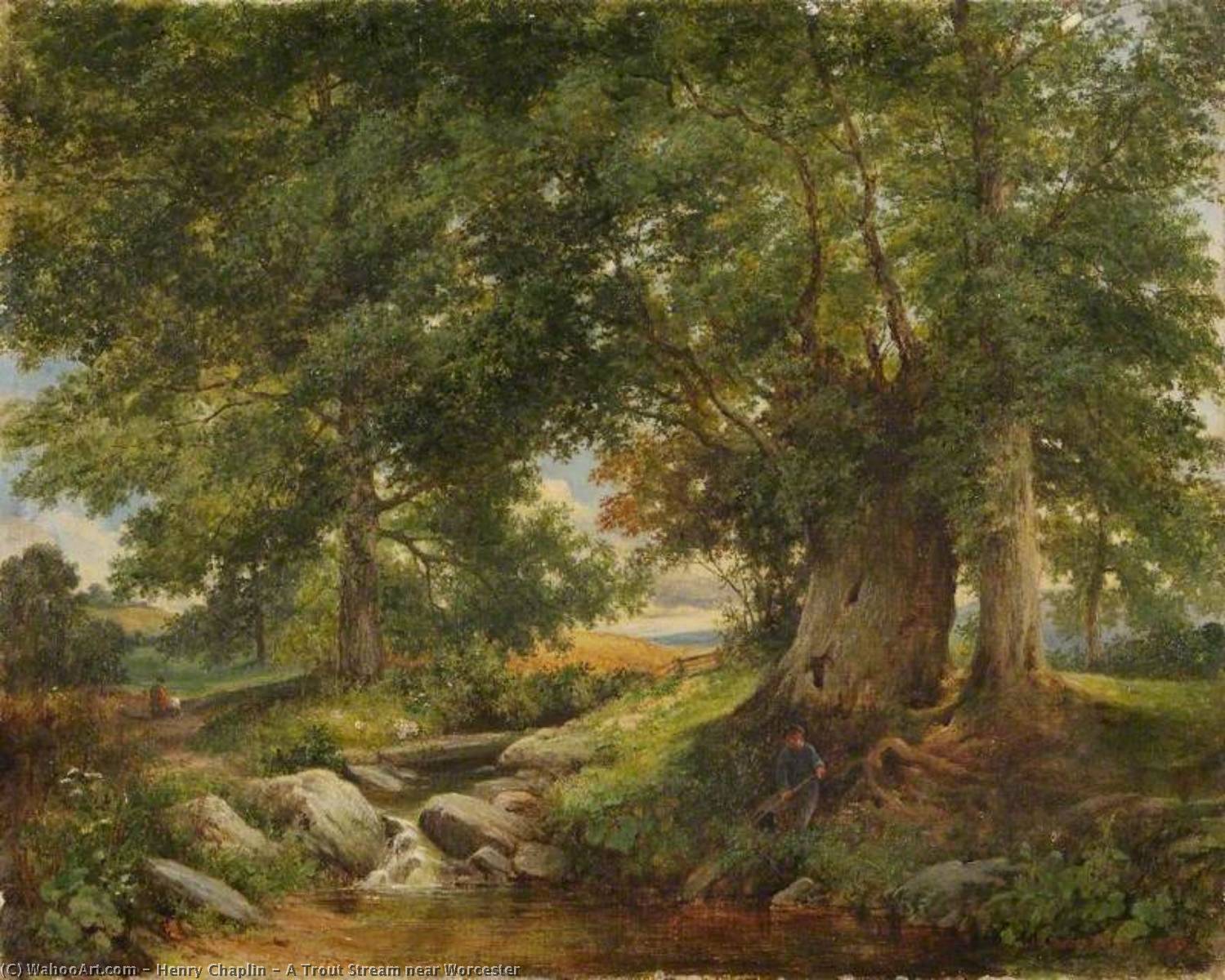 A Trout Stream Near Worcester — Henry Chaplin