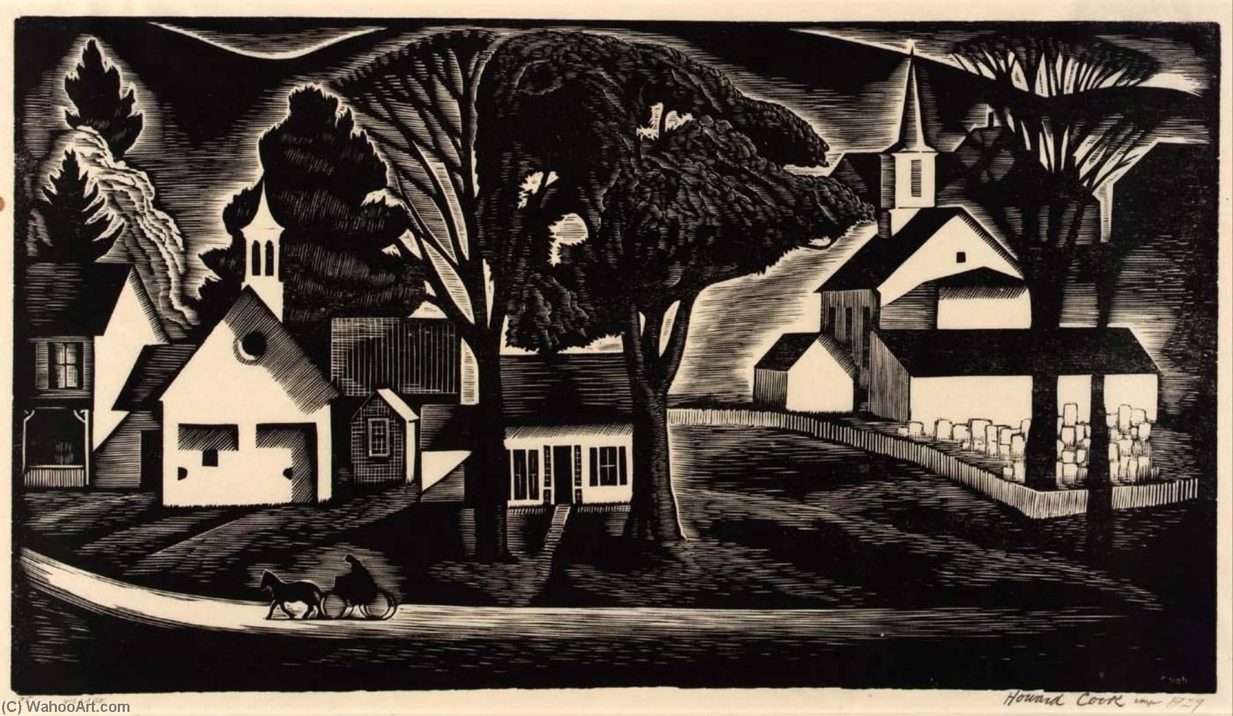 The Village — Howard Cook