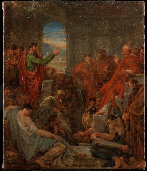 La Prédication De St Paul Devant L'aréopage — Jacques Reattu