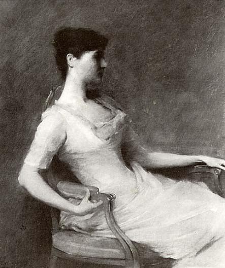 Madeline, (painting) — Thomas Wilmer Dewing
