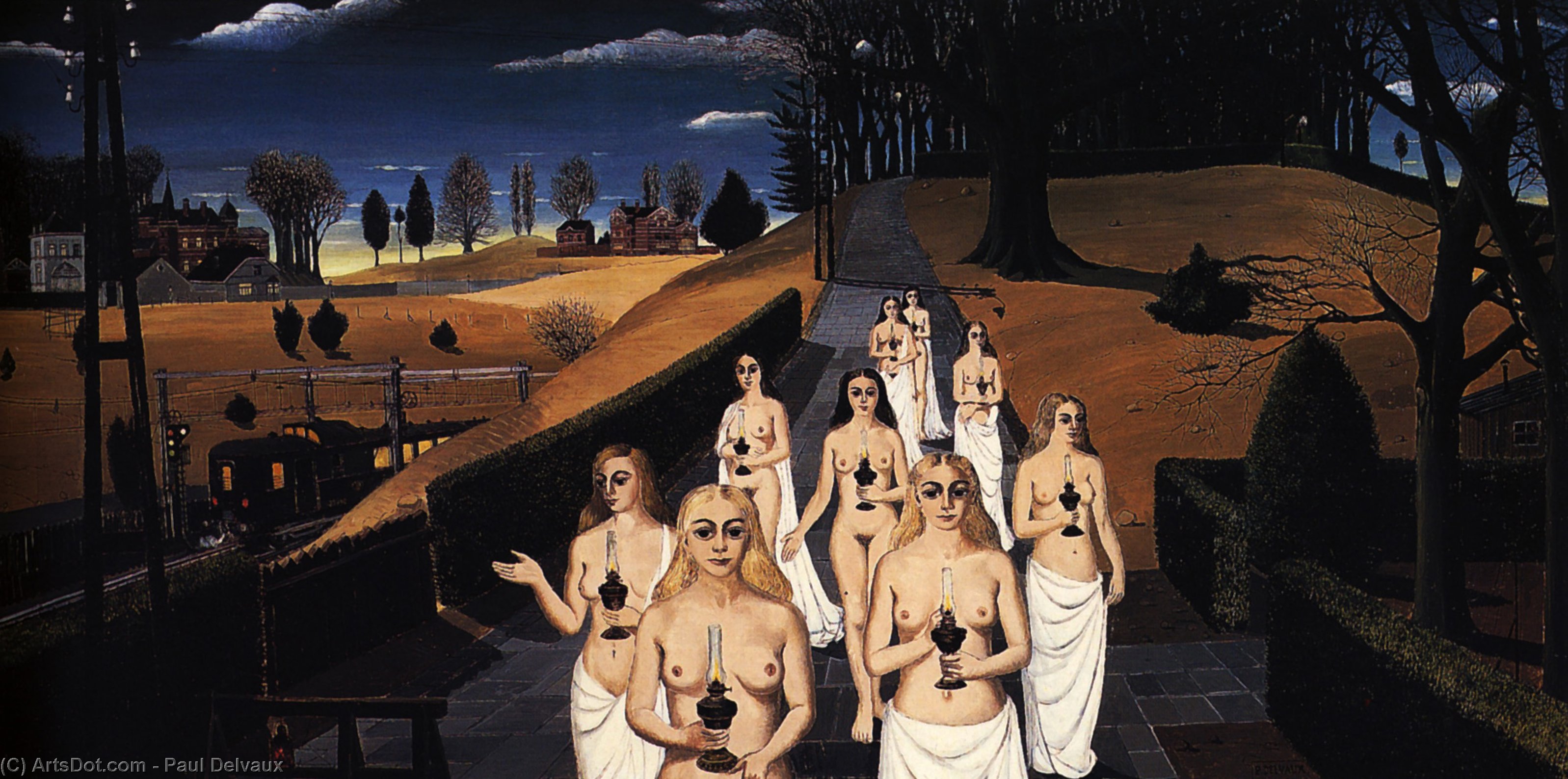 Il Corteo — Paul Delvaux