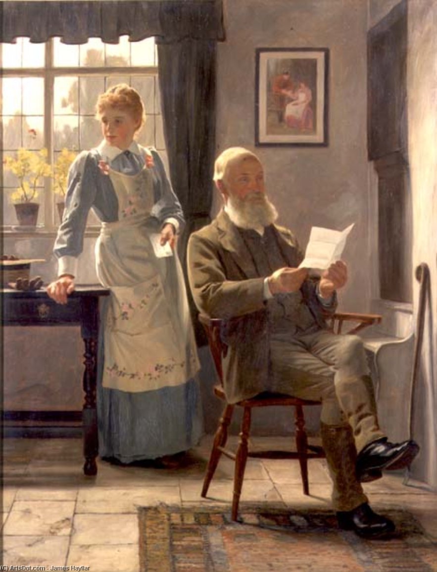 The Letter — James Hayllar