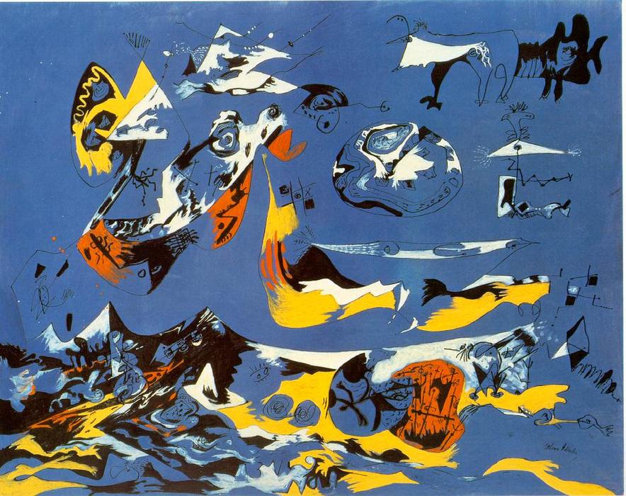 Azul (moby Dick) — Jackson Pollock