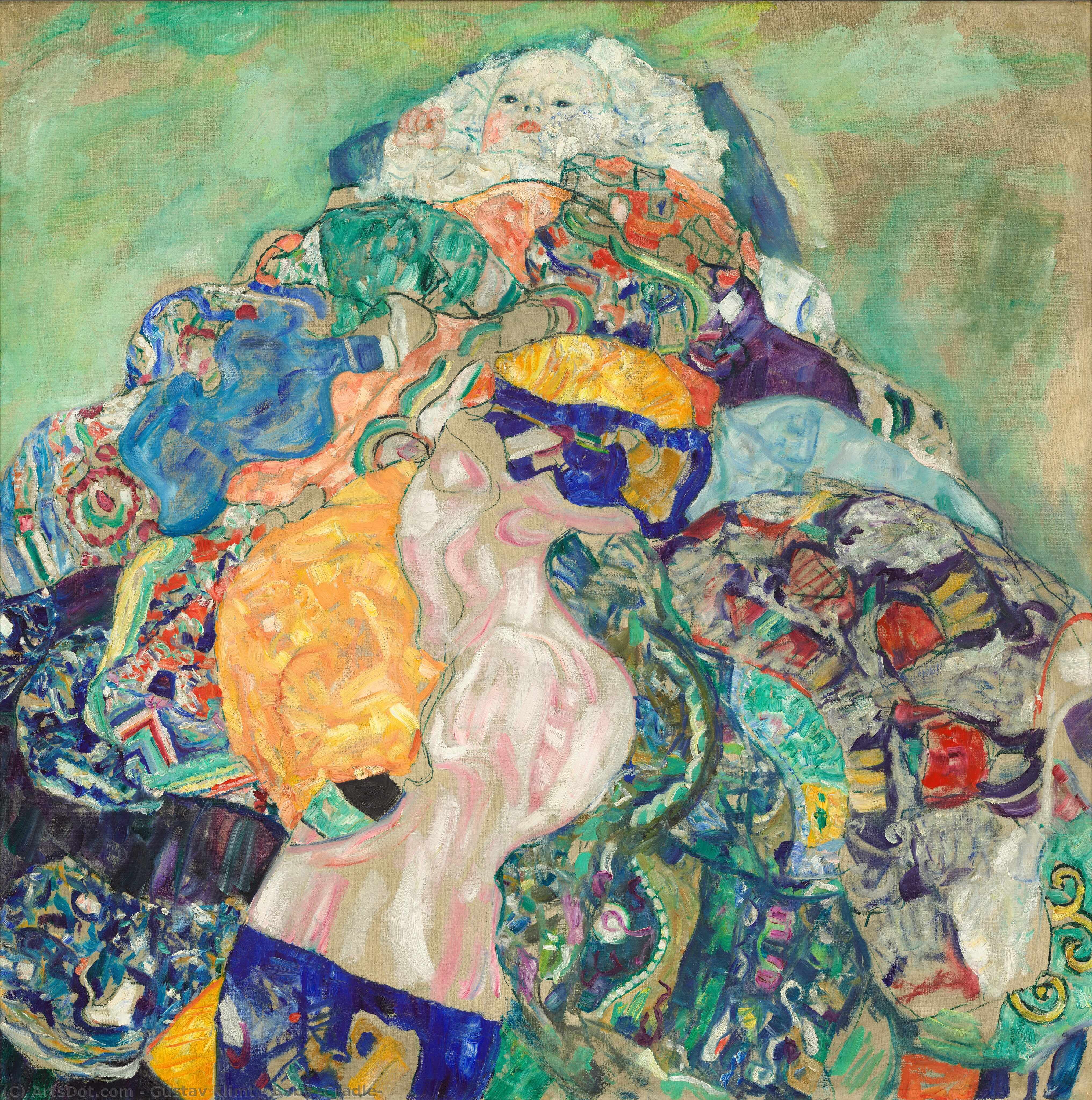 Bambino (culla) — Gustav Klimt