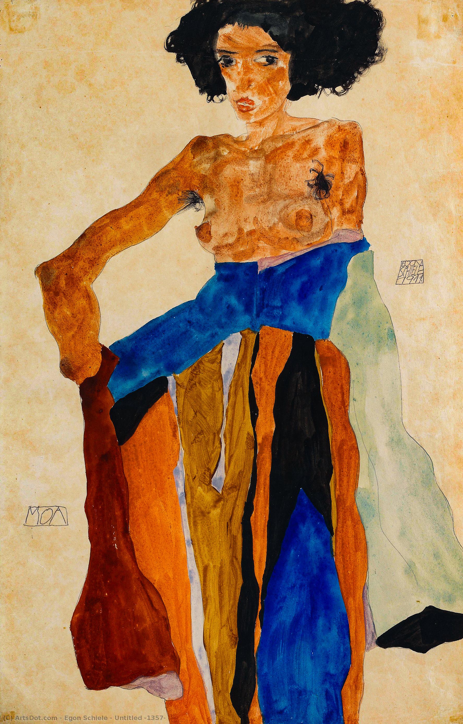 Untitled (1357) — Egon Schiele