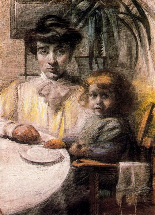 Mère Et Enfant — Umberto Boccioni