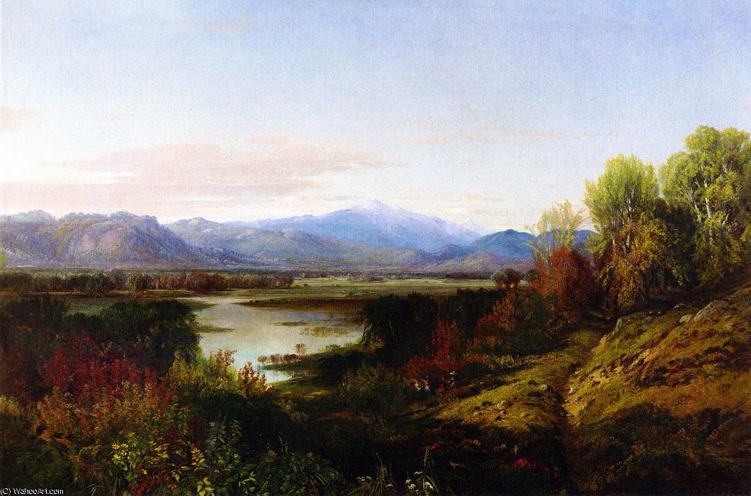 Mount Washington And The Saco River — Aaron Draper Shattuck