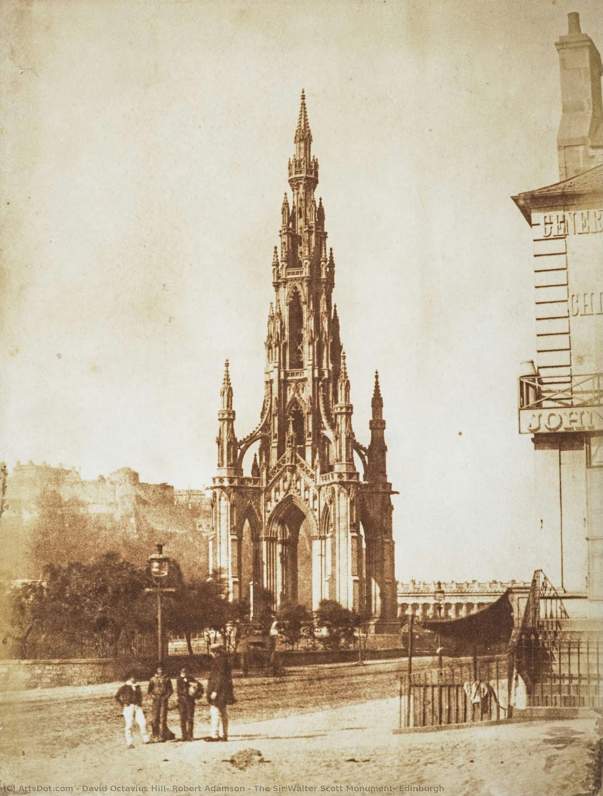 The Sir Walter Scott Monument, Edinburgh — David Octavius Hill & Robert Adamson