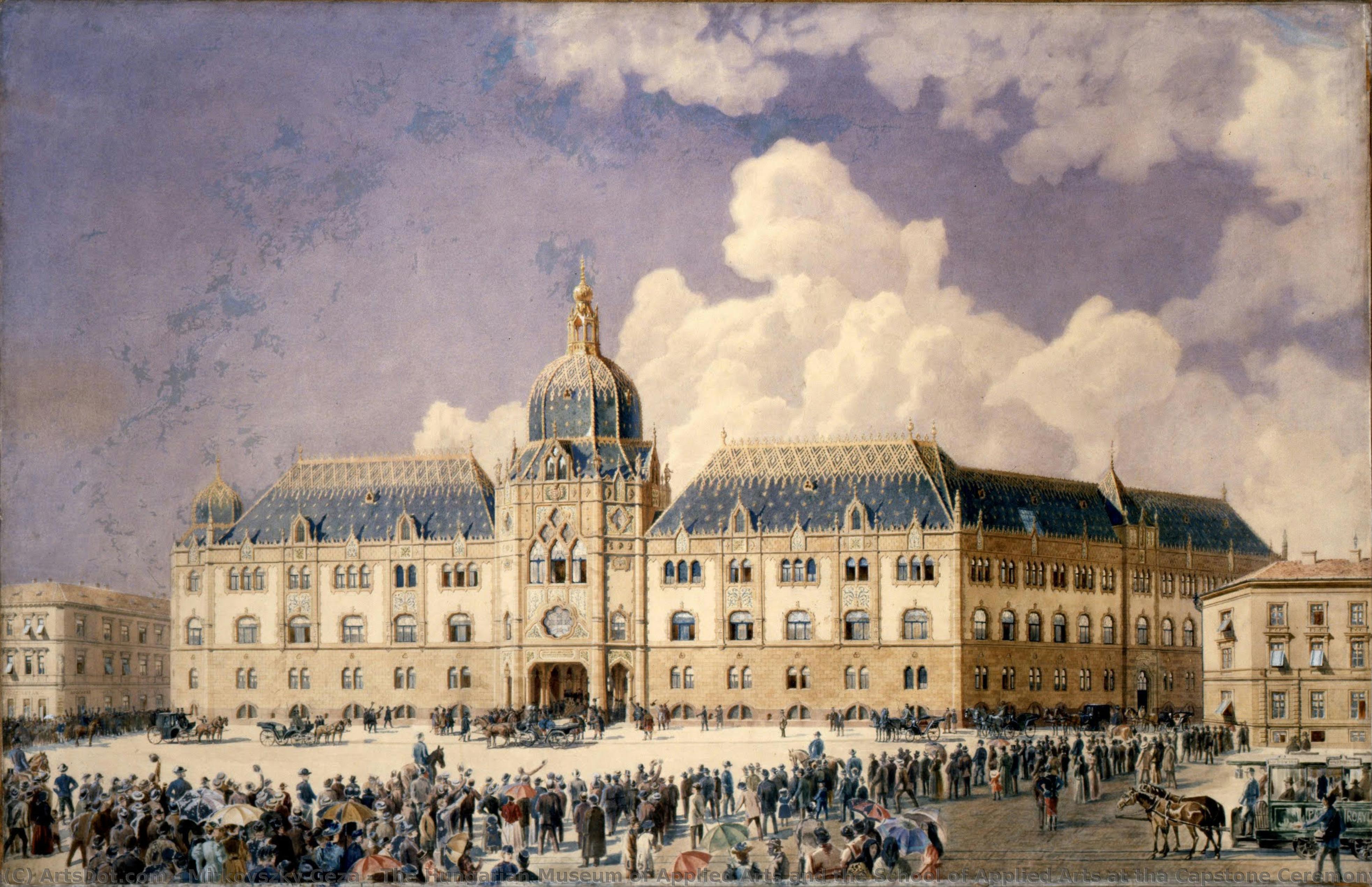 The Hungarian Museum Of Applied Arts And The School Of Applied Arts At Tha Capstone Ceremony — Mirkovszky Géza