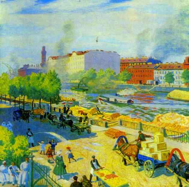 Fontanka — Boris Kustodiev
