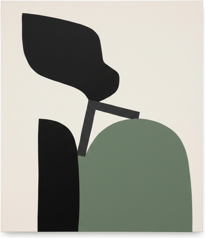 Monolithic Silence: A Meditative Study Of Organic Forms And Sage Shadows — Laurent Fabre