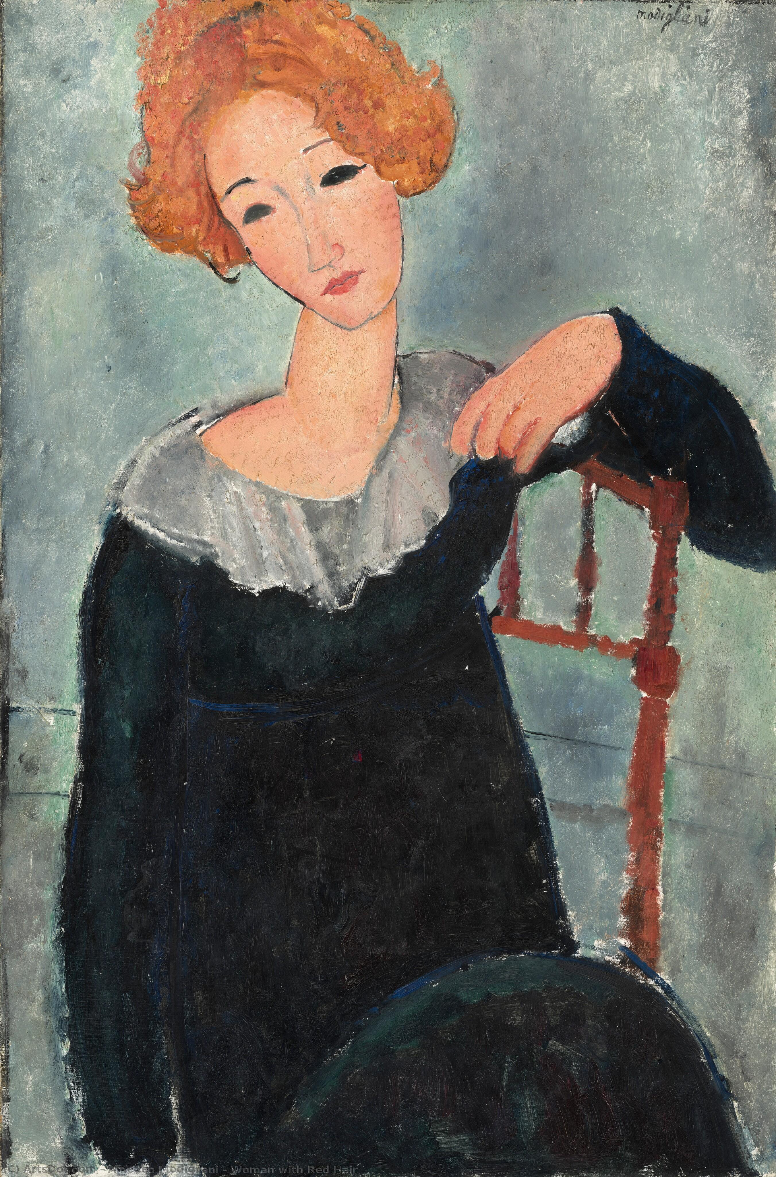 Mujer De Cabello Rojo — Amedeo Modigliani