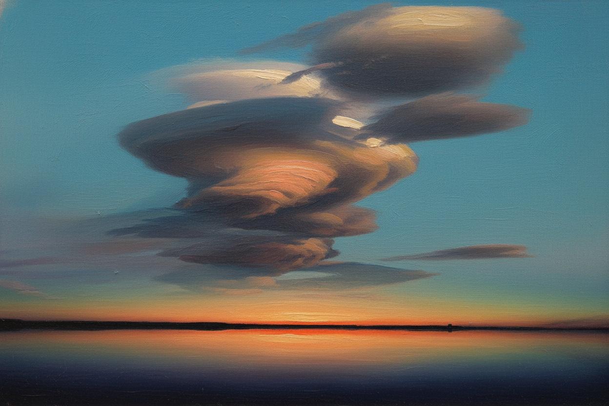 L'éclat De L'horizon: A Study In Stratified Light — Jacques Villedieu