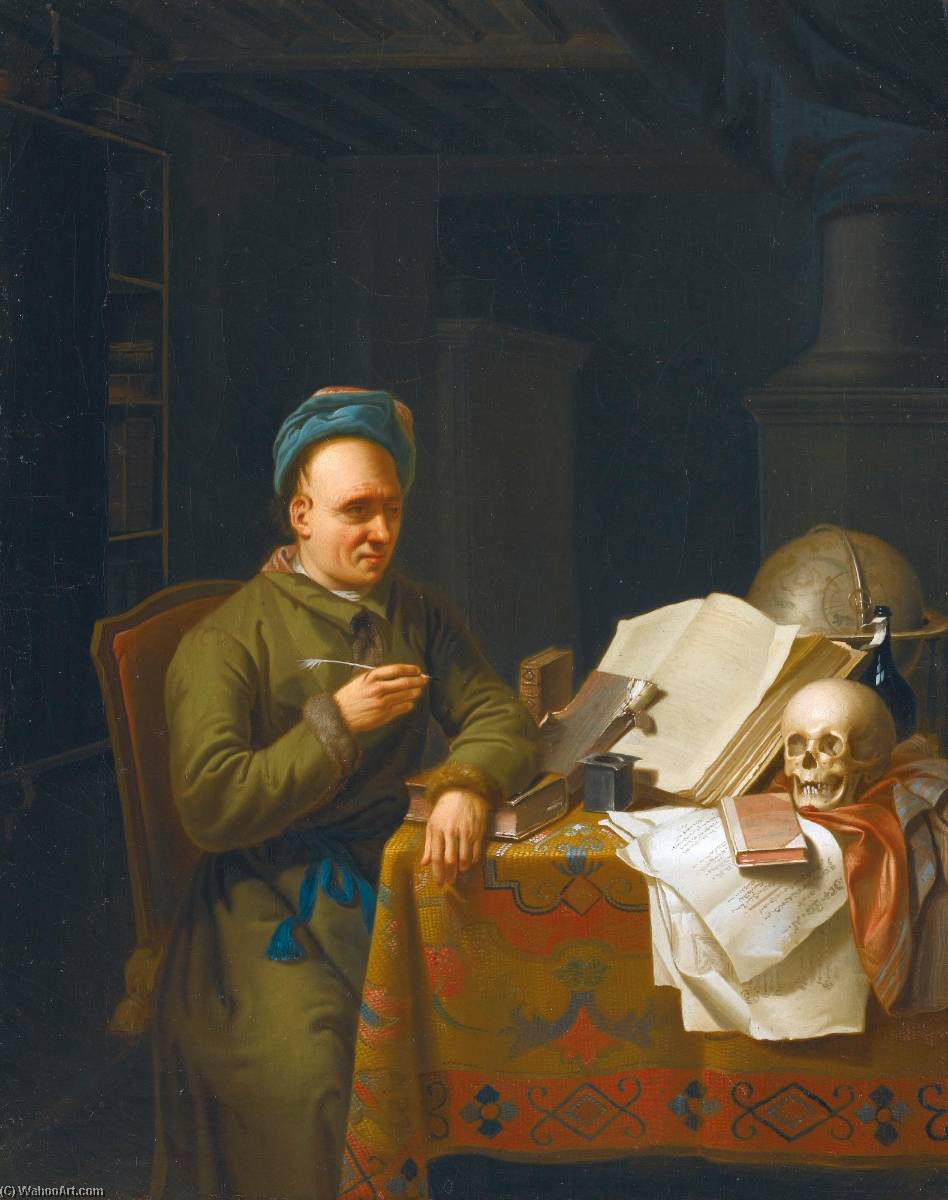 A Scholar In His Study — Justus Juncker