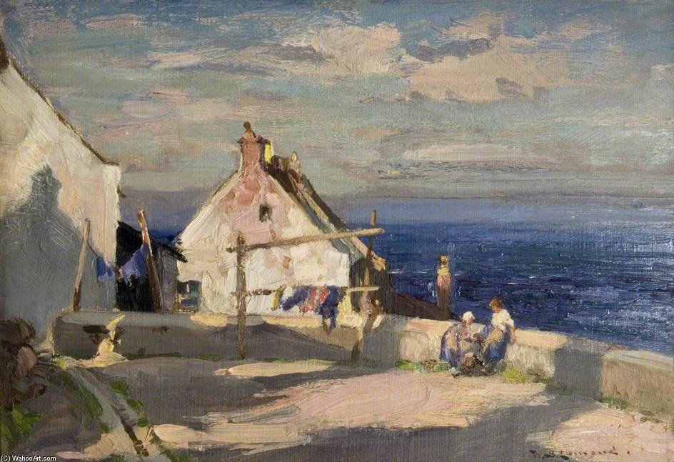 A Coastal Village — William Bradley Lamond