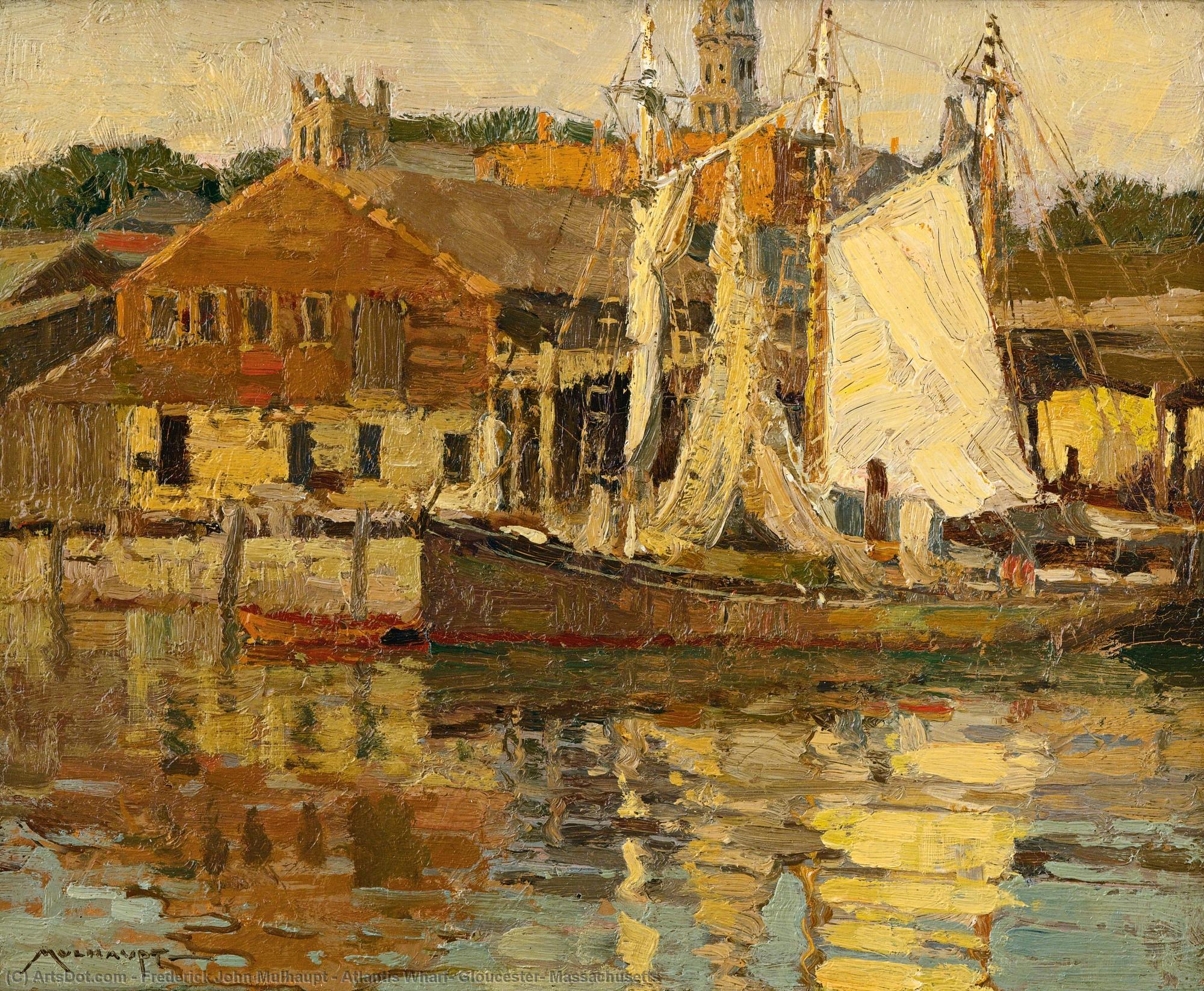 Atlantis Wharf, Gloucester, Massachusetts — Frederick John Mulhaupt