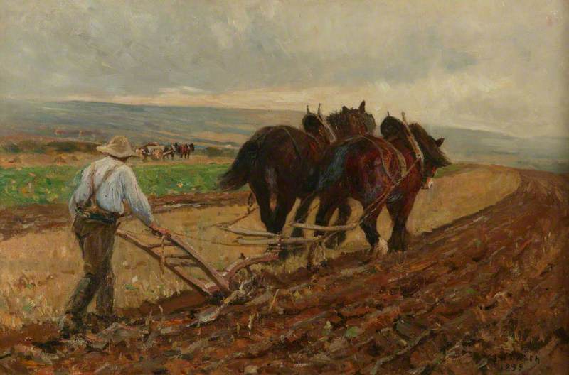 Ploughing — James William Booth