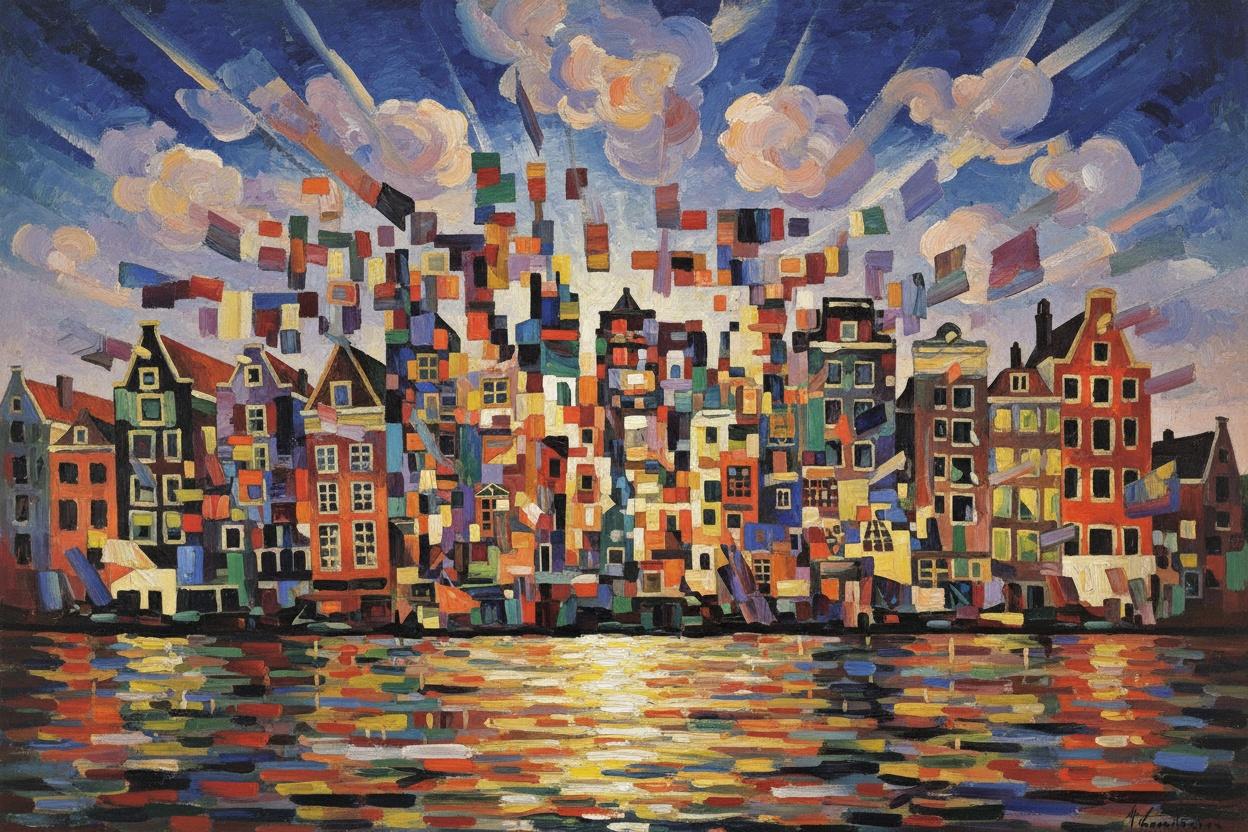 Ephemeral Resonance: Azure Reflections — Jacques Villedieu