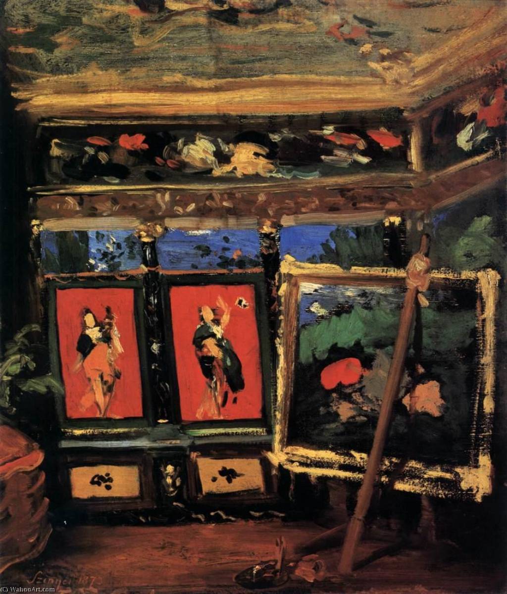 The Artist's Studio — Pal Merse Szinyei
