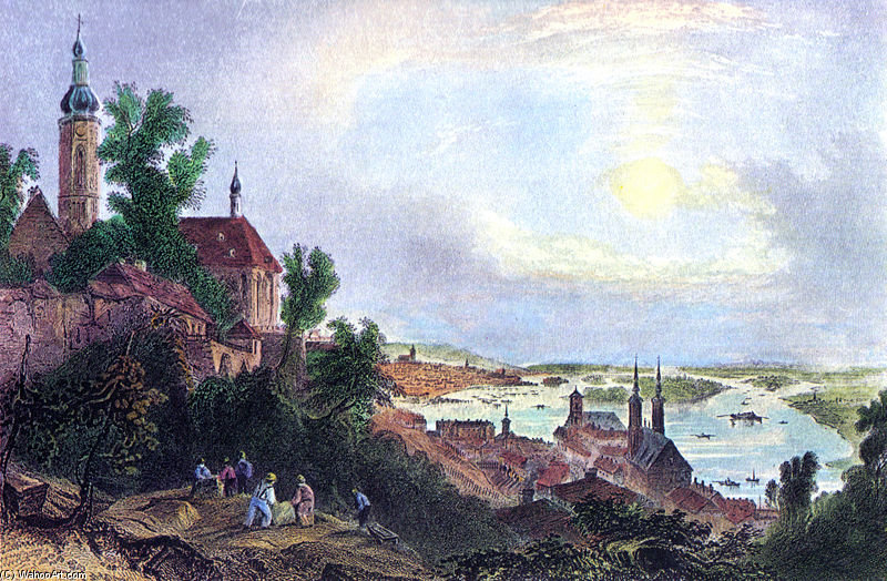 Budapest View From Observatory — William Henry Bartlett