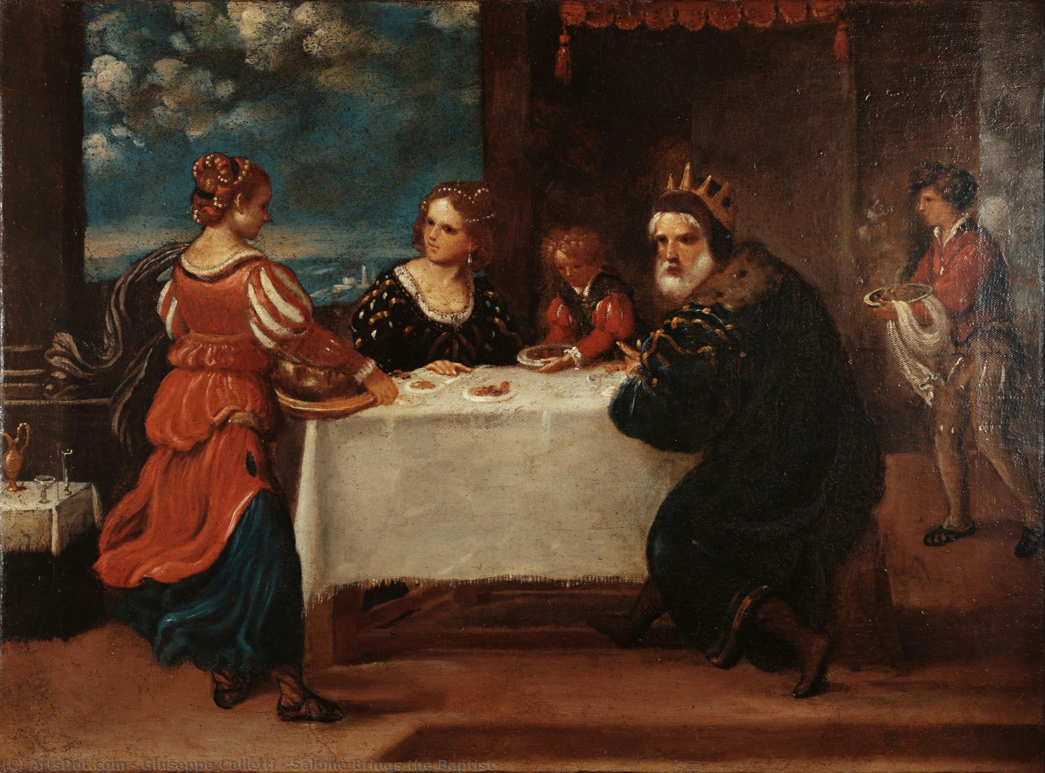Salomè Brings The Baptist — Giuseppe Calletti
