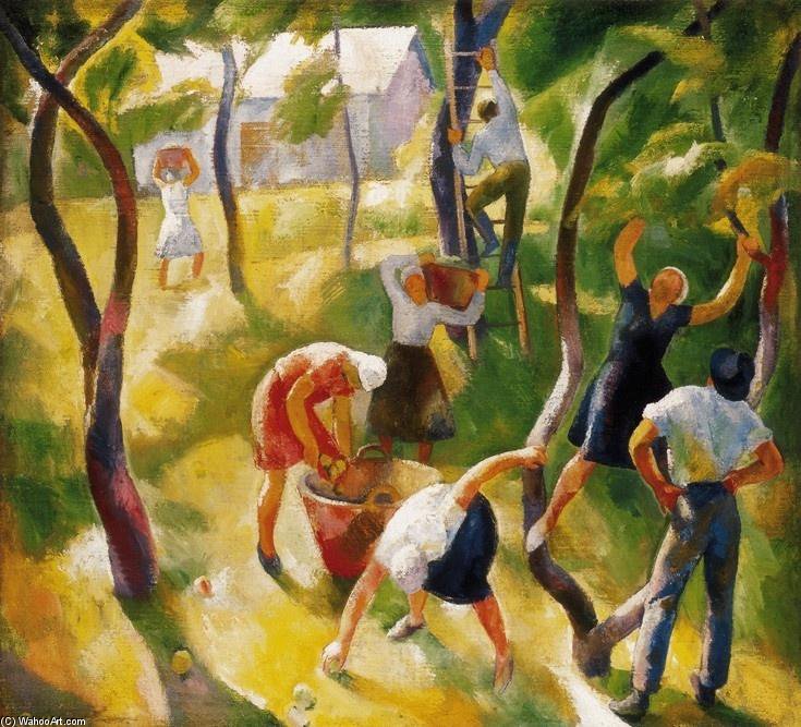 Harvesting Grape — Karoly Patko