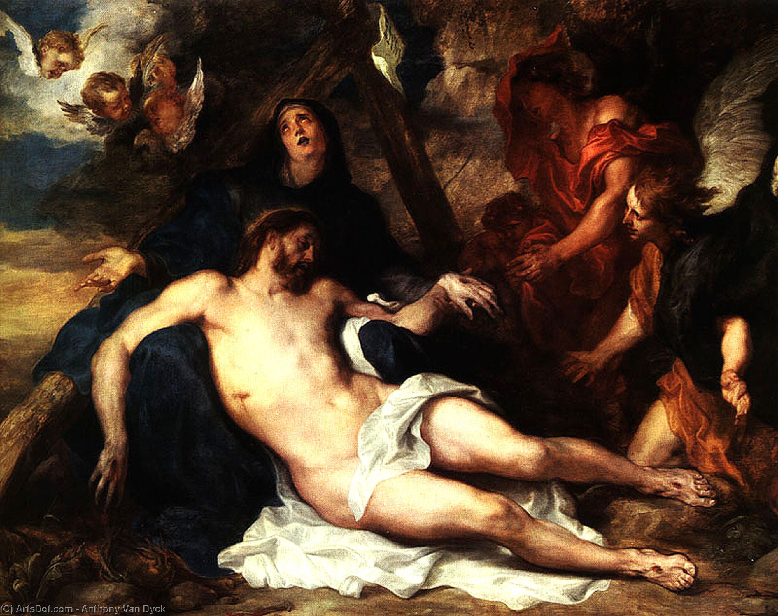 Nedleggelsen — Anthony Van Dyck