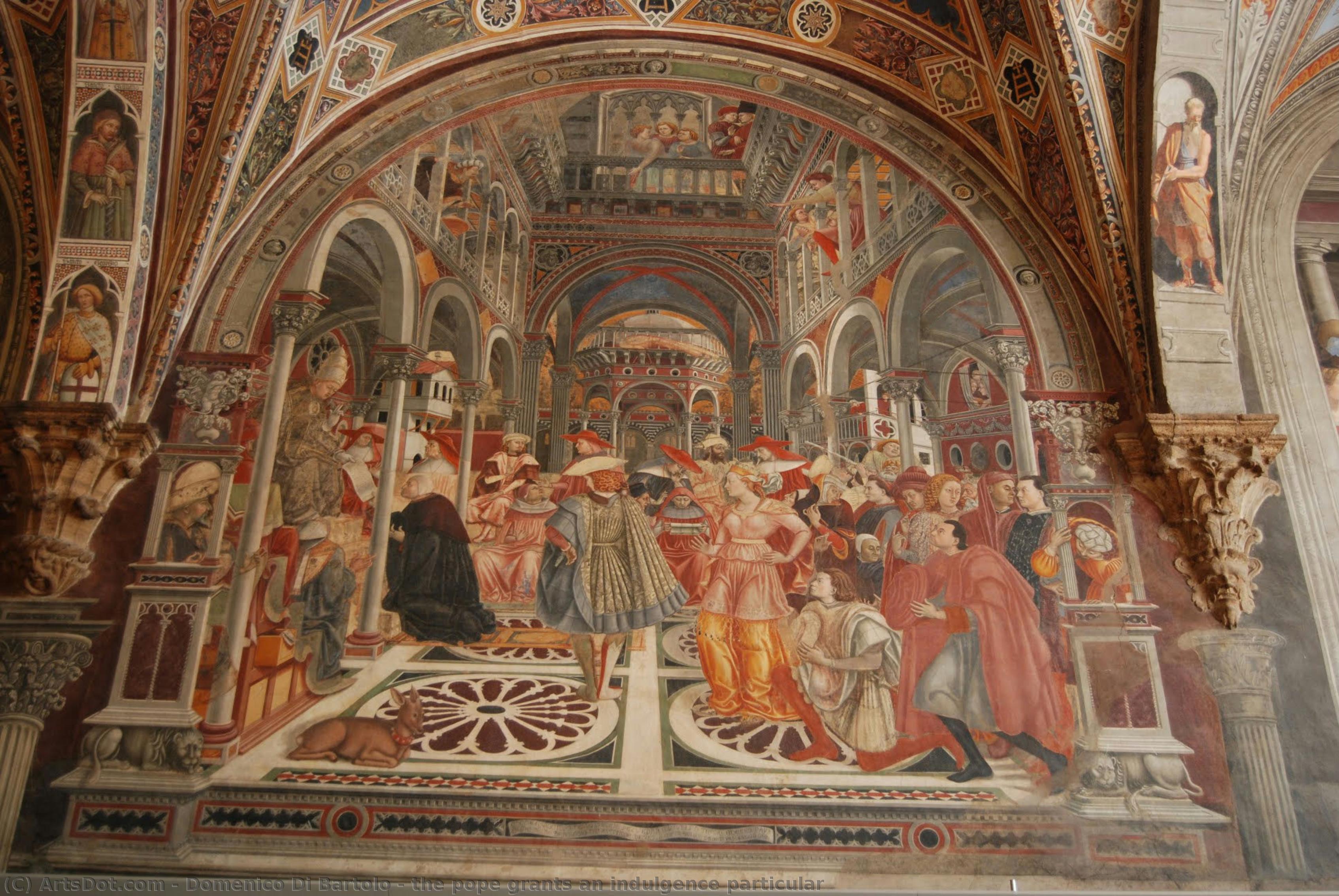 The Pope Grants An Indulgence Particular — Domenico Di Bartolo