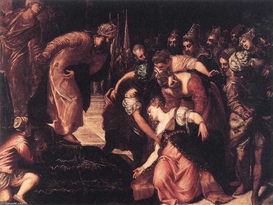 Estere Prima Di Achasuer — Jacopo Tintoretto