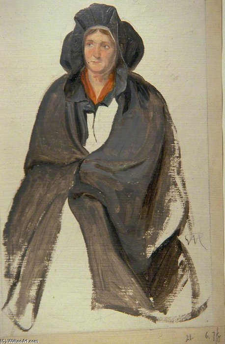 Lady In A Cloak — George Harvey