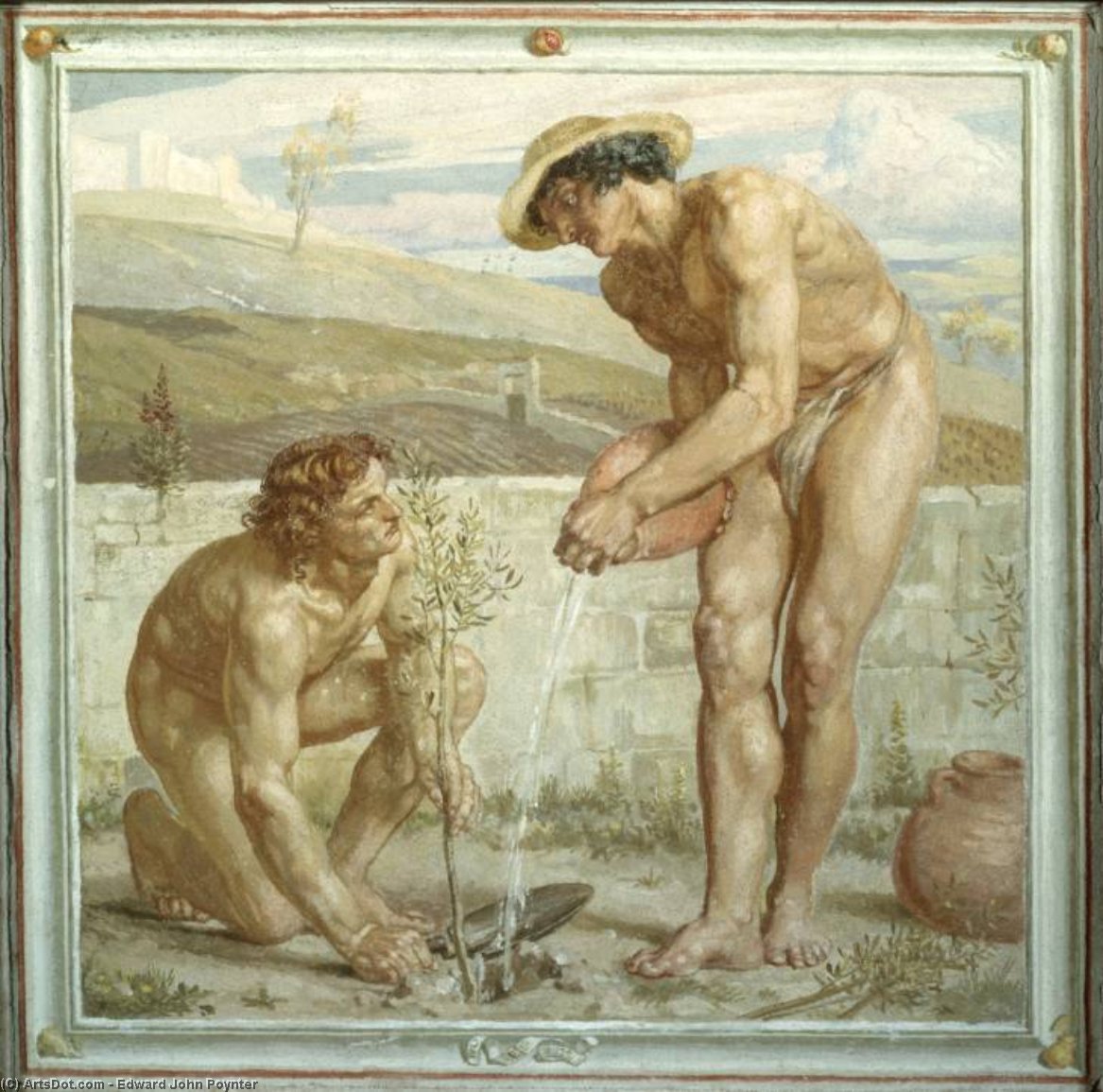 Paul And Apollo — Sir Edward John Poynter