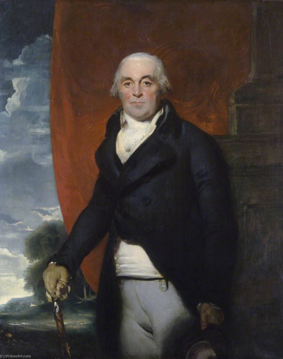 Thomas Williams (1737–1802) by Sir Thomas Lawrence, oil on linen painted by hand