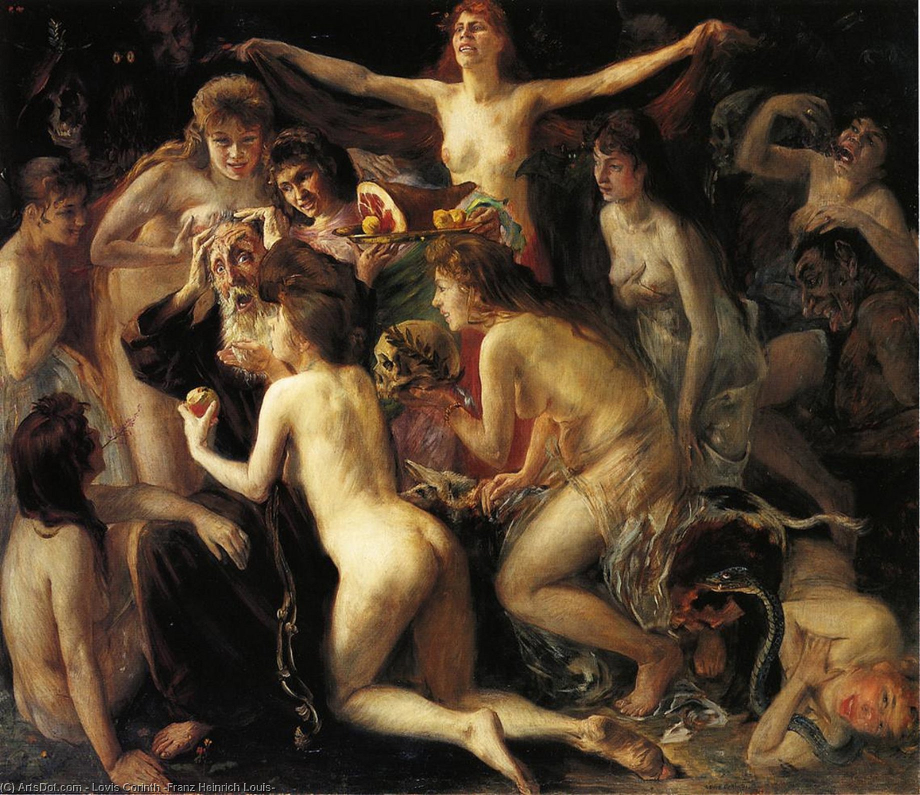The Temptation Of Saint Anthony — Lovis Corinth