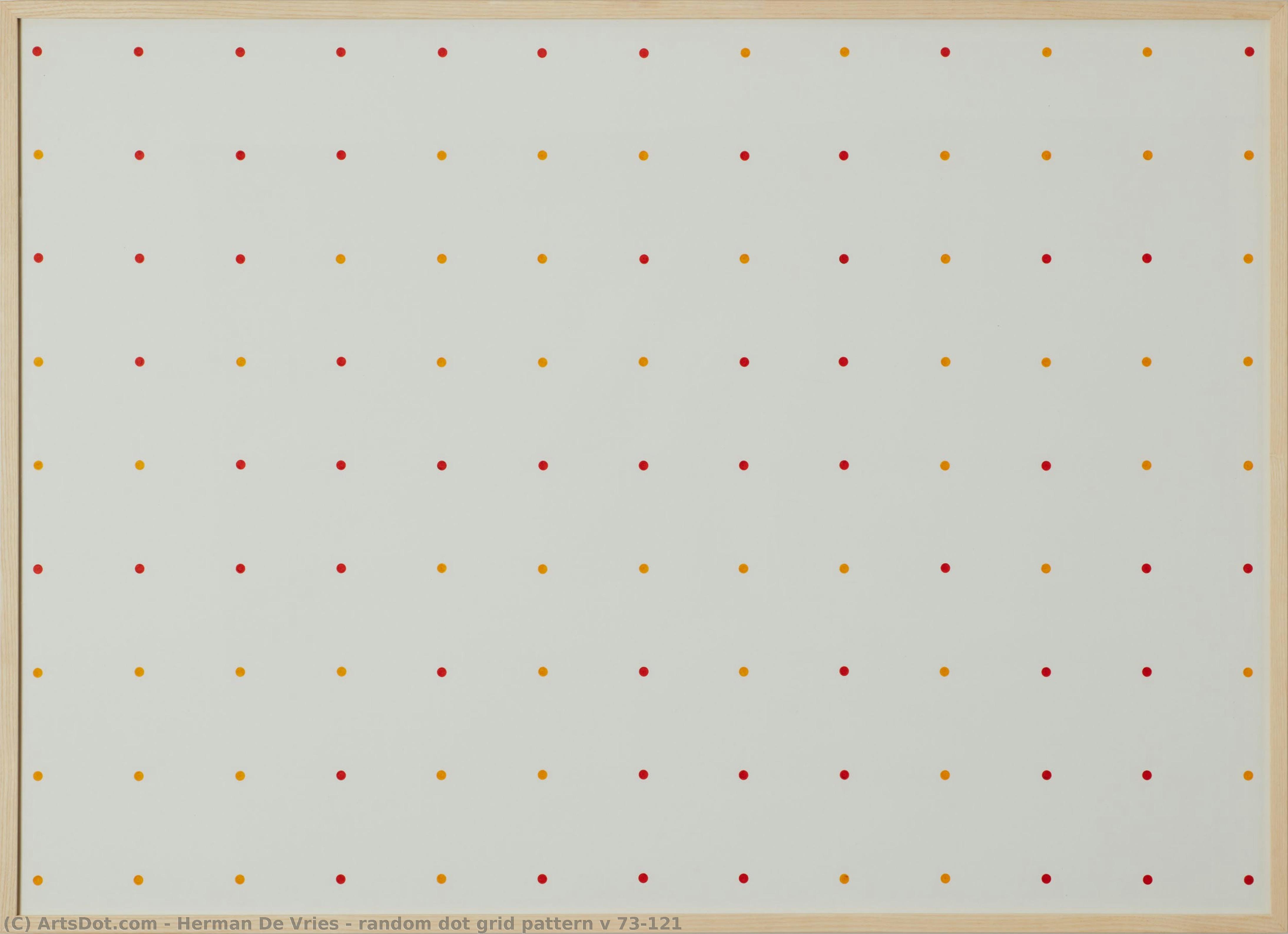 Random Dot Grid Pattern V 73-121 — Herman De Vries
