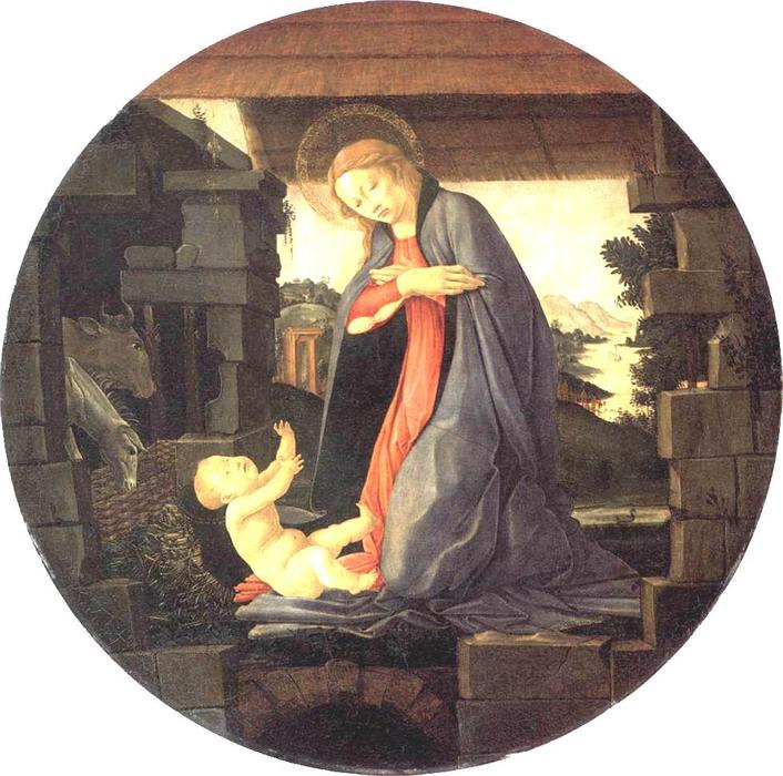 Sväťka Pokorujúca Dieťa — Sandro Botticelli
