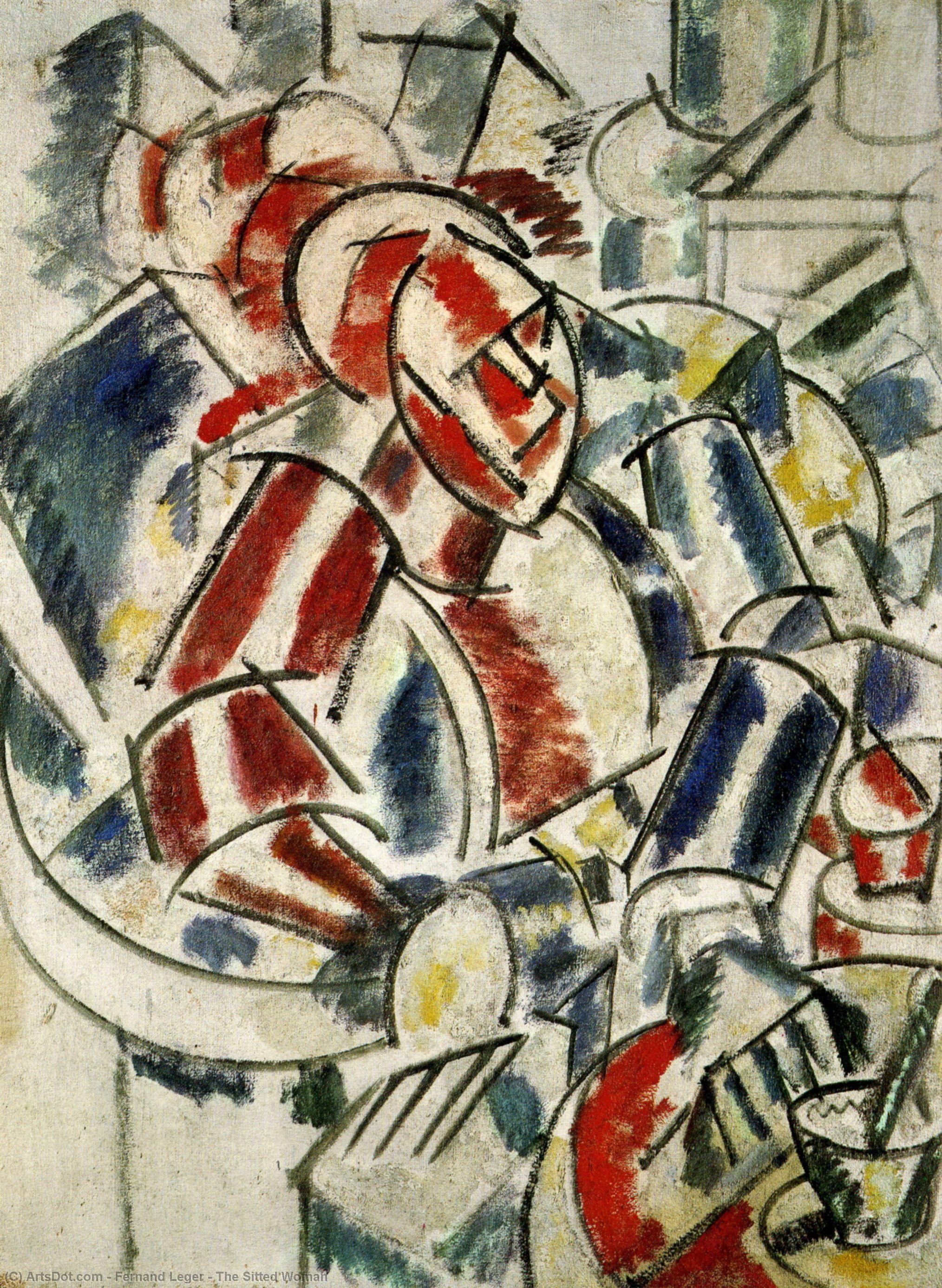Die Sitzende Frau — Fernand Léger